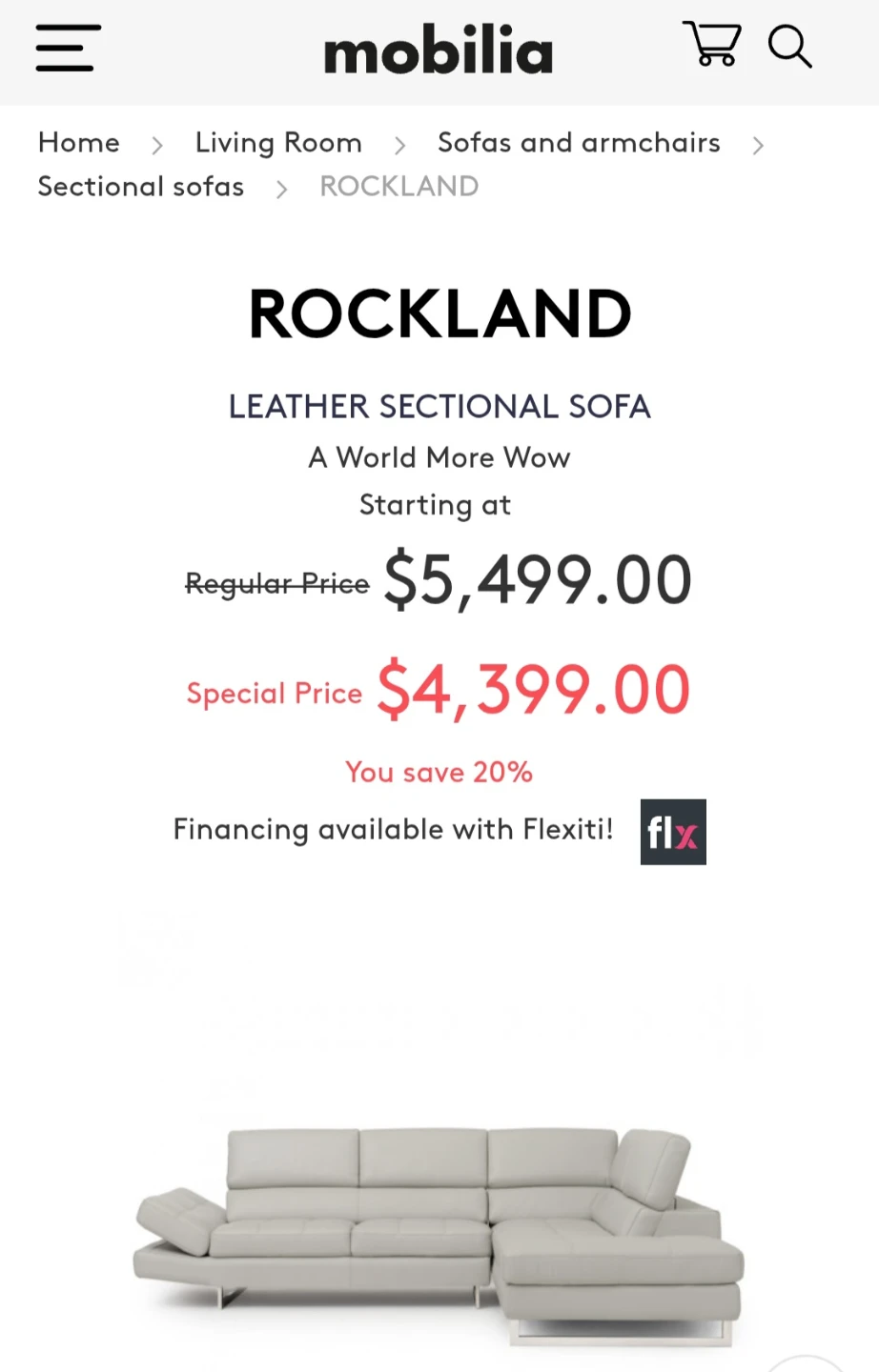 Leather sectional sofa $1,000 - photo 5