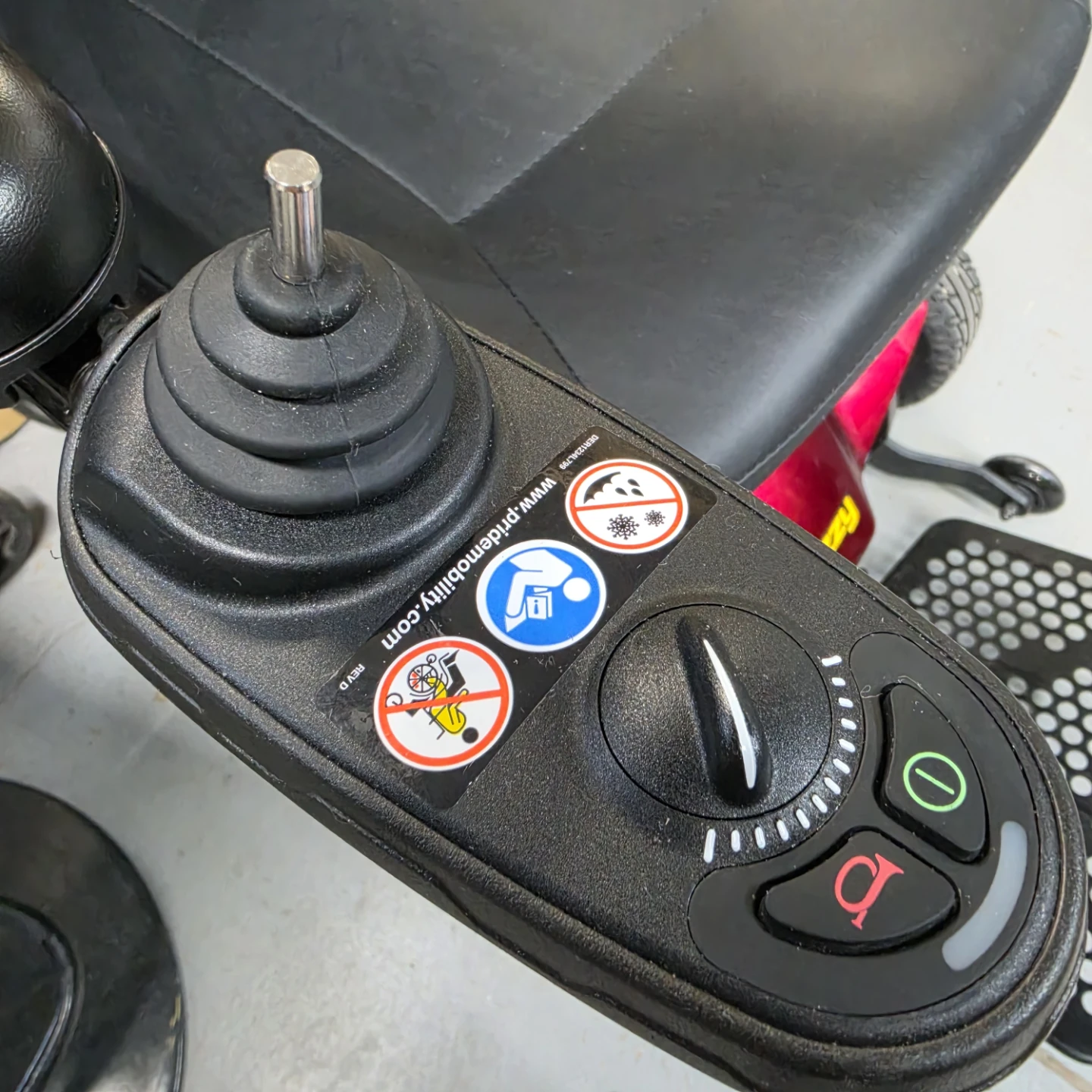 Jazzy Red Power Wheelchair - photo 4