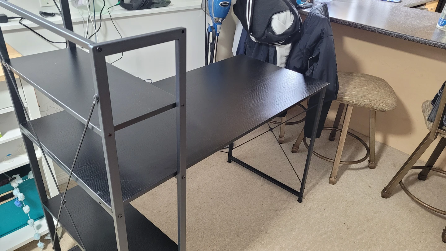 Desk with shelving - photo 4