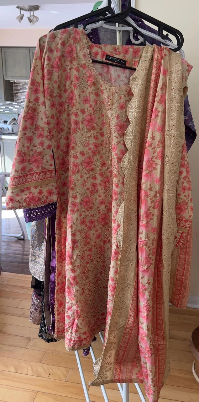 3 pcs lawn suit - photo 3
