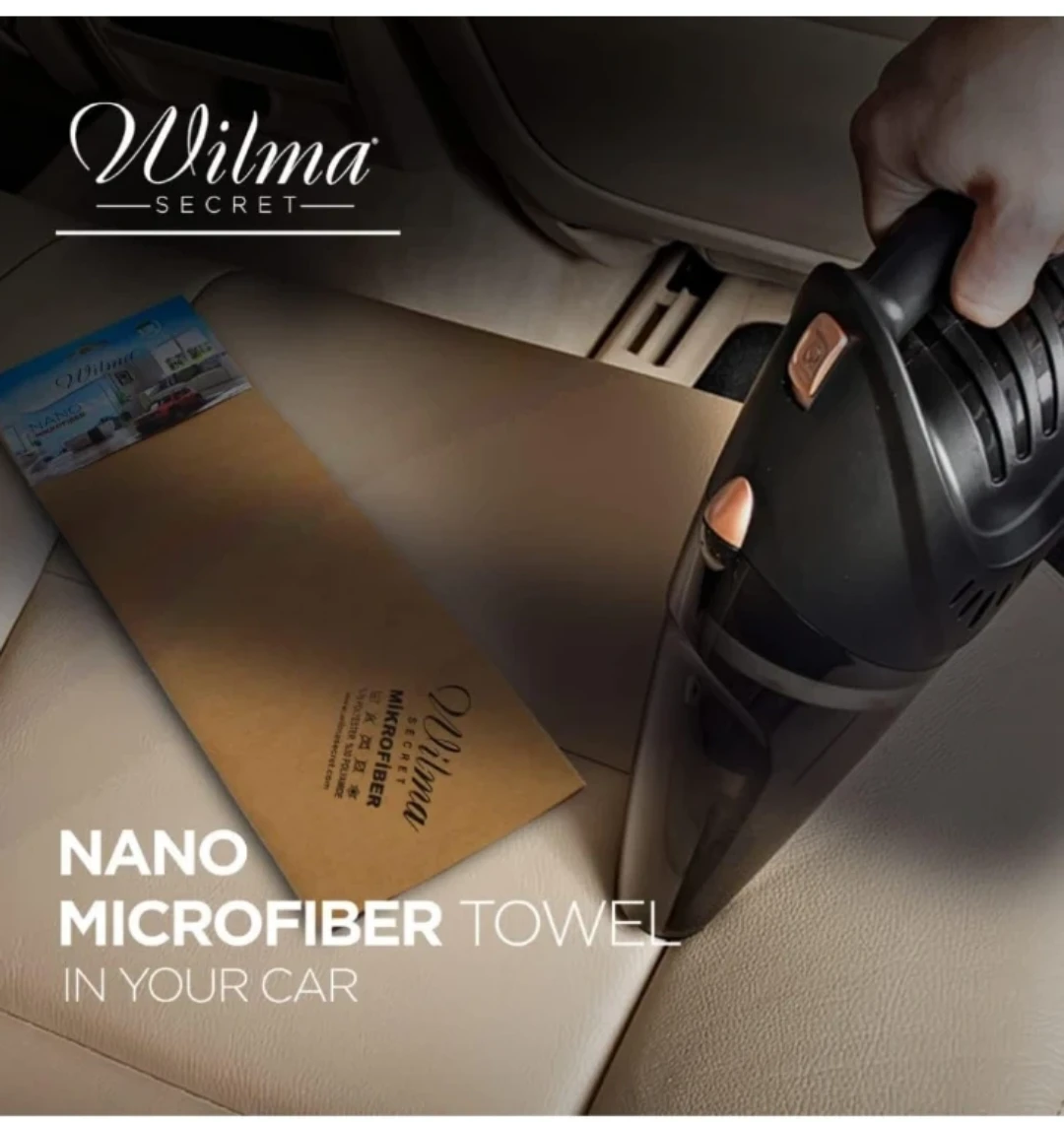 Wilma Secret Nano Microfiber Cleaning Cloths - Mustard - photo 4