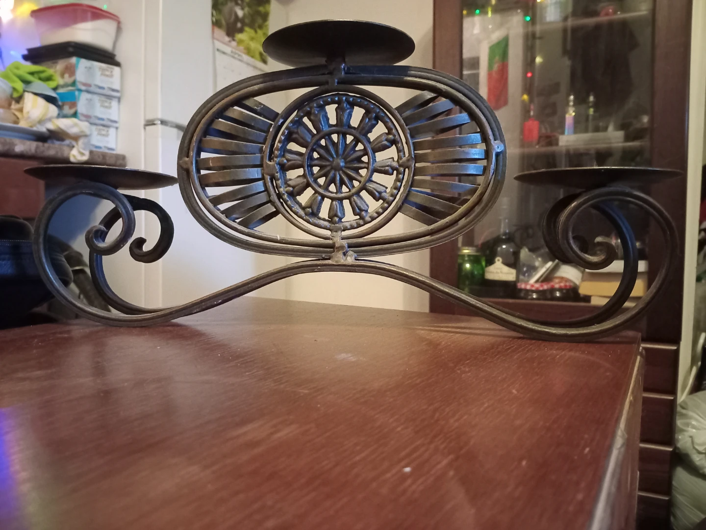 Vintage Decorative 3-Candle Holder