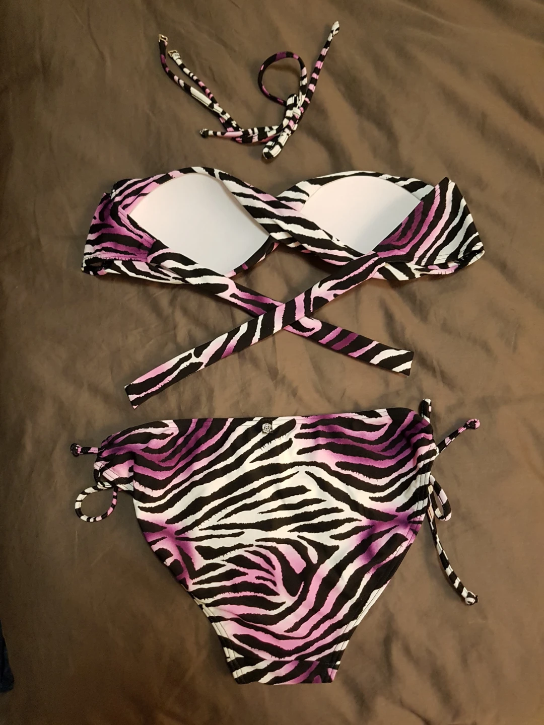 Pink and Black Zebra Print Bikini medium - photo 2