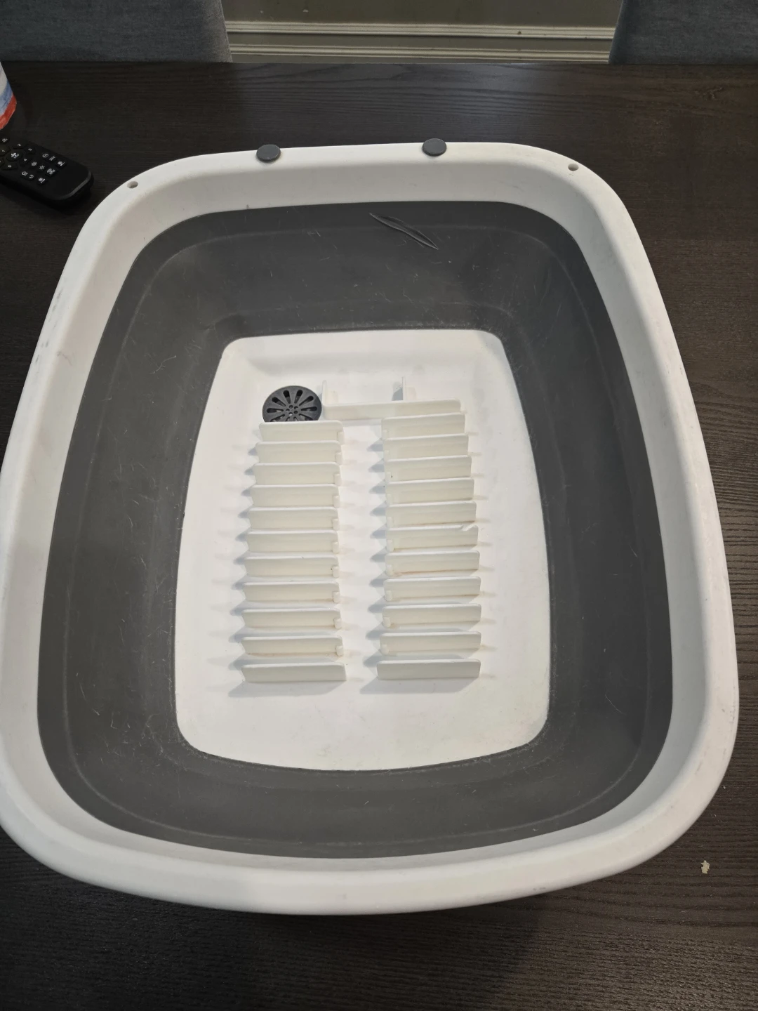 Collapsible Dish Drying Rack / Wash Basin with Drain Plug