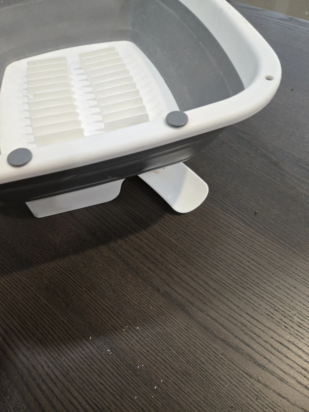 Collapsible Dish Drying Rack / Wash Basin with Drain Plug - photo 3
