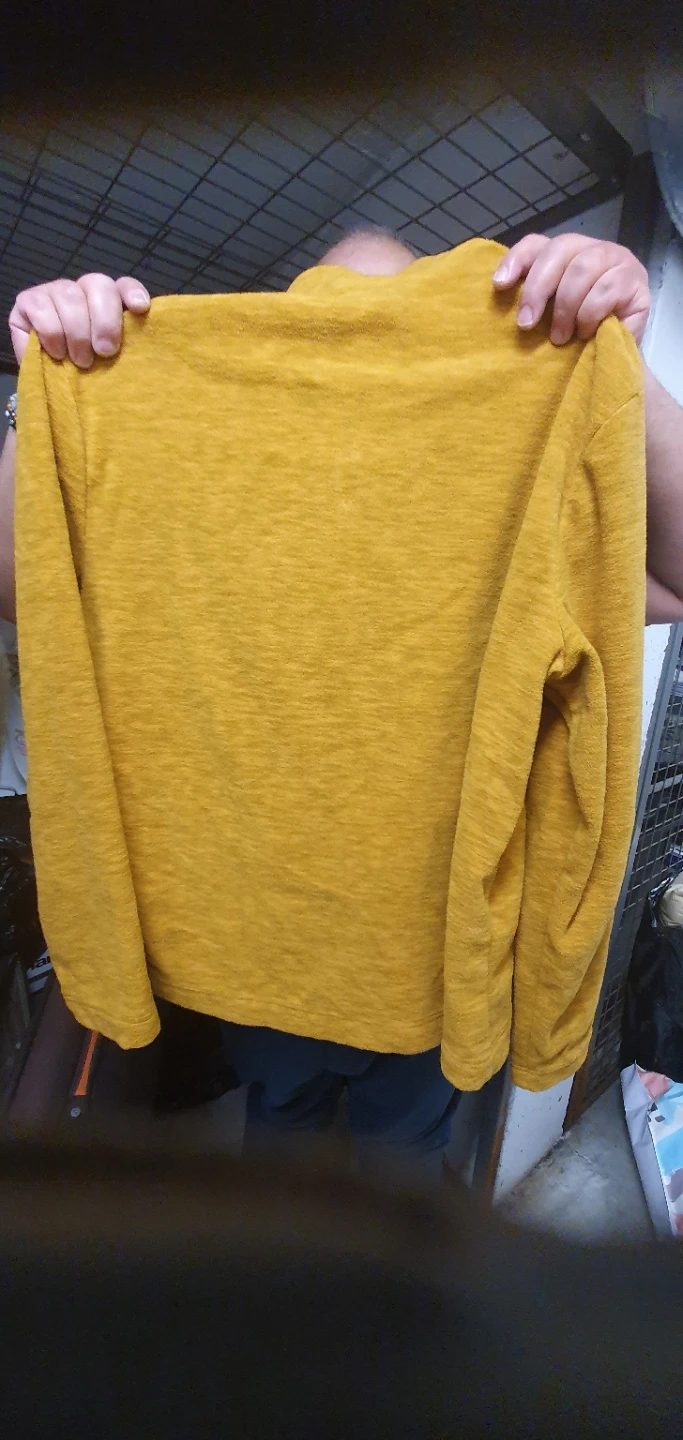 Yellow Fleece Zip-Up Sweater - photo 2