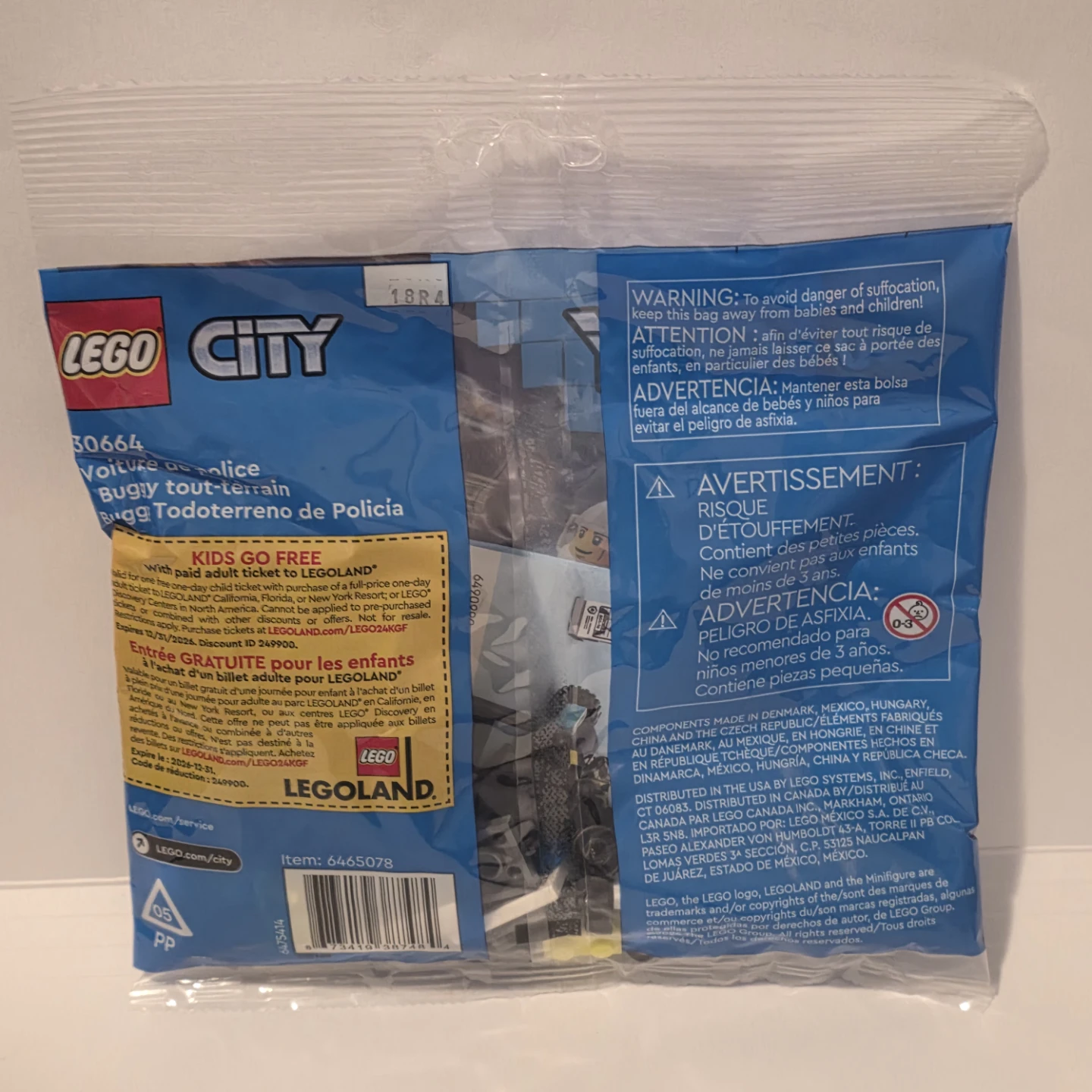 LEGO City 30664 Police Off-Road Buggy Car Set - photo 2