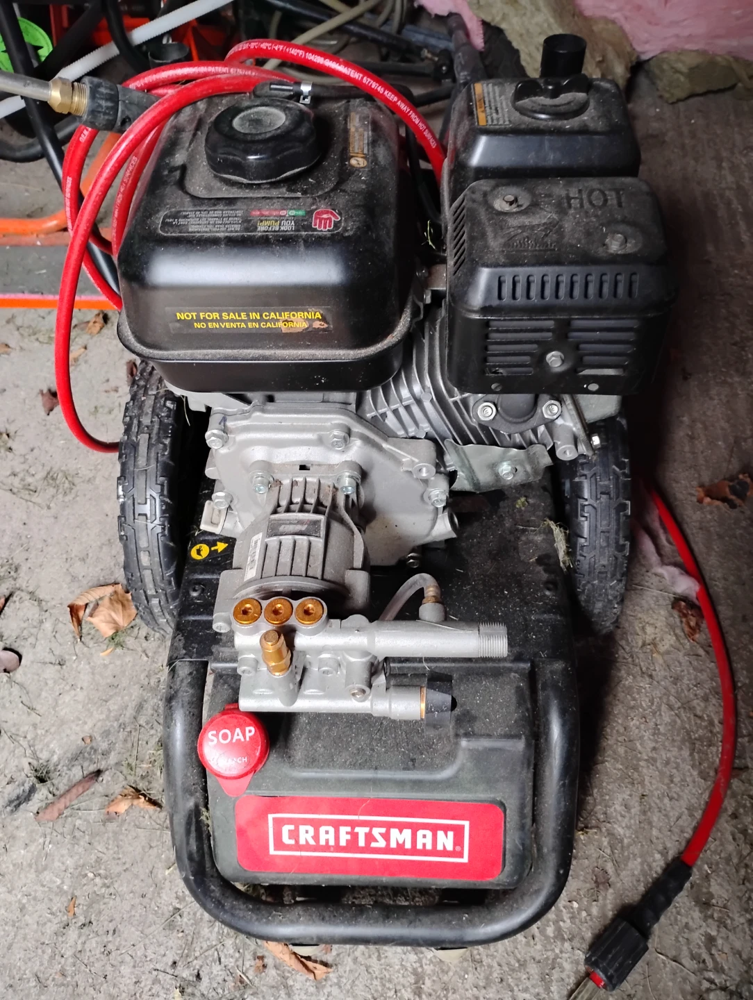 Craftsman 3100 PSI 2.4 GPM Gas Pressure Washer - photo 2