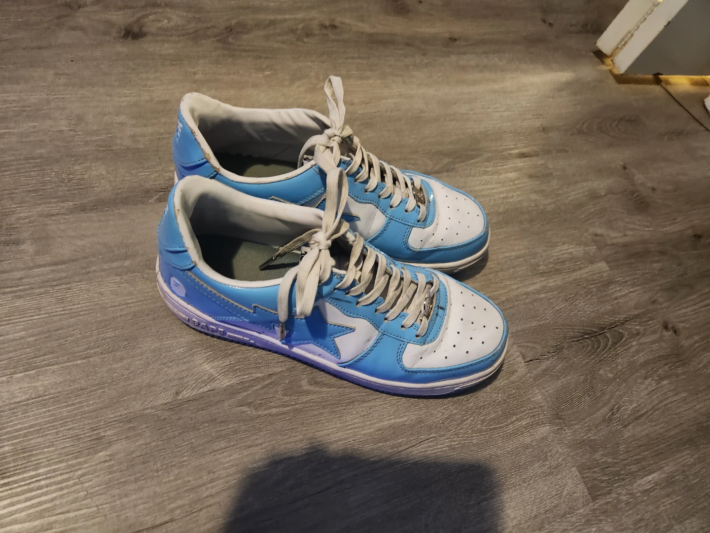 Bape Sta Sneakers - Blue and White