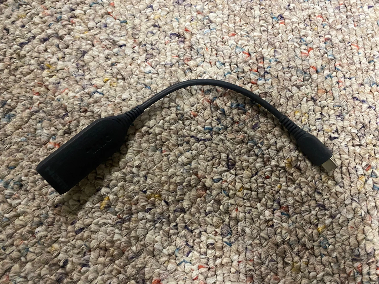 Black USB C to HDMI Adapter