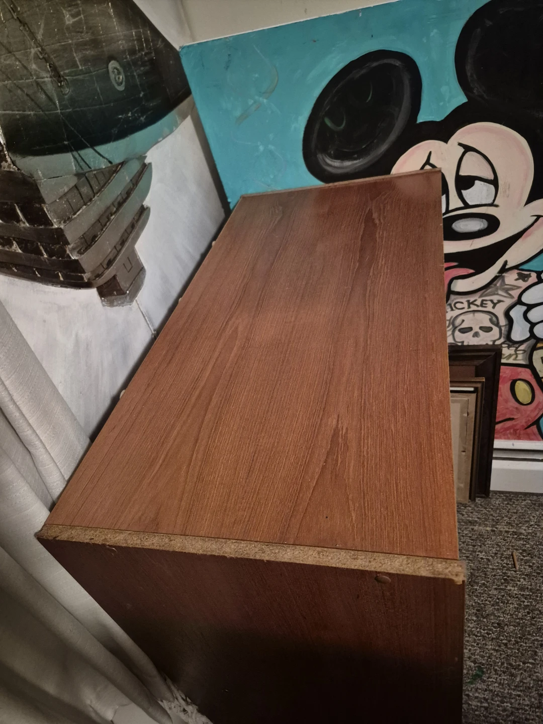 Mid Century Style Teak Veneer Bookcase - photo 3