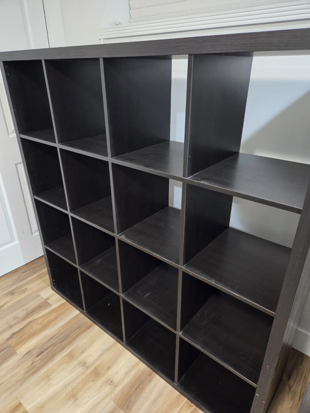 IKEA KALLAX Shelf Unit - Black-Brown