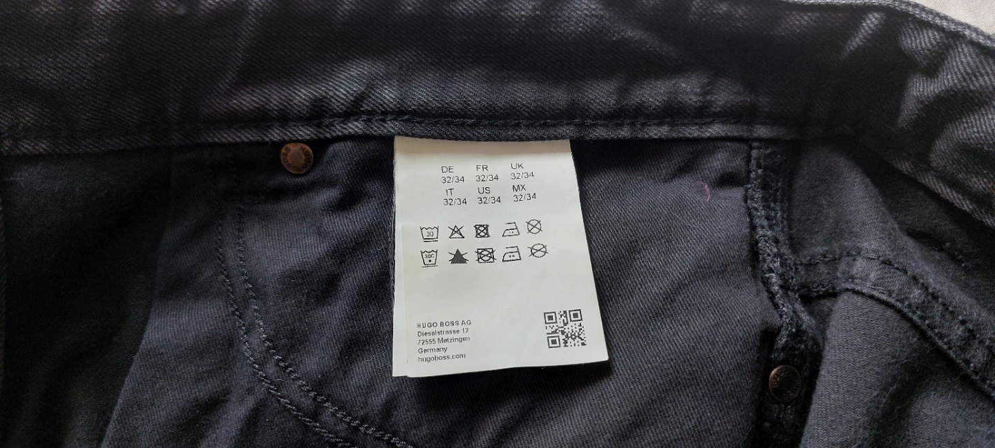 BOSS Hugo Boss Men's Jeans - Charcoal Grey - 32/34 - photo 3