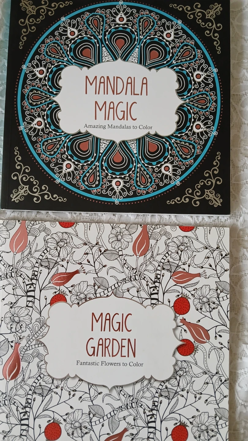 2 adult coloring books for $5.00