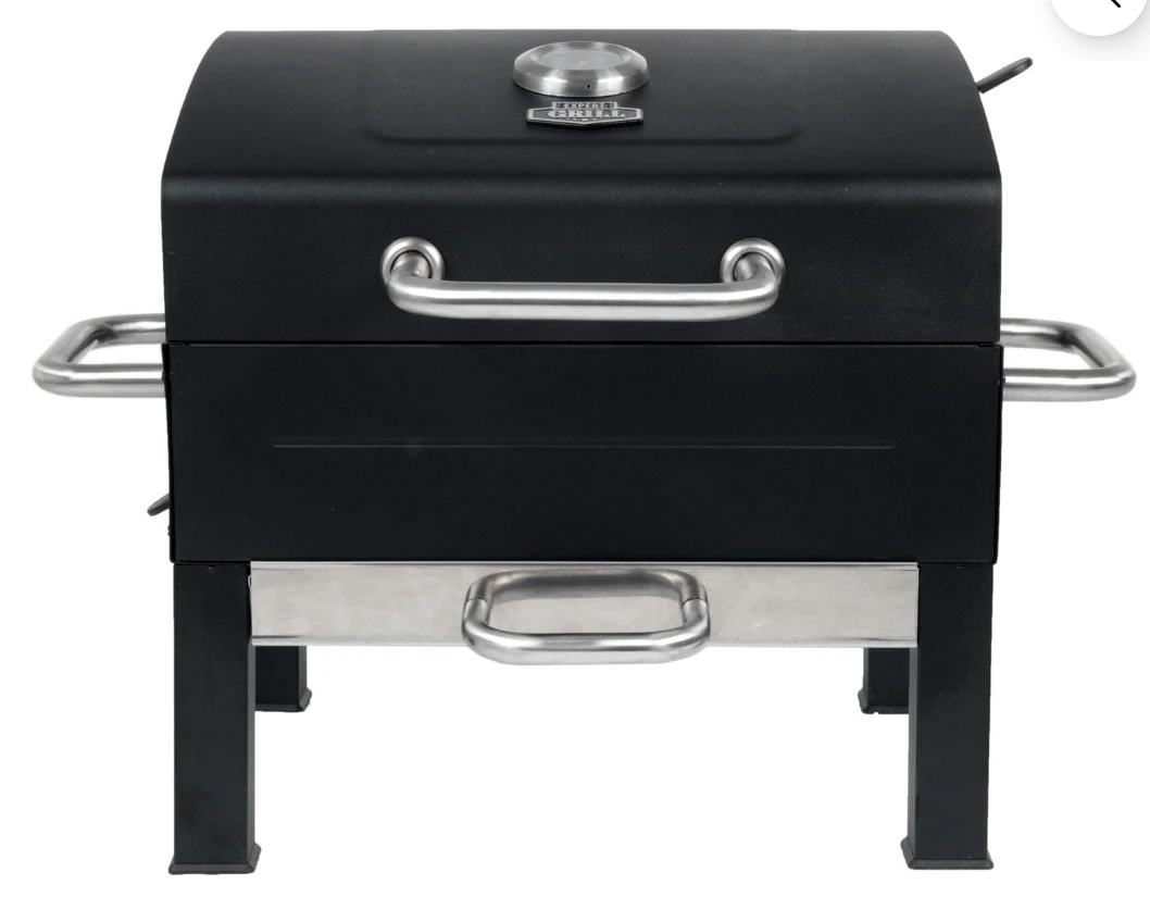 Black Portable Charcoal Grill