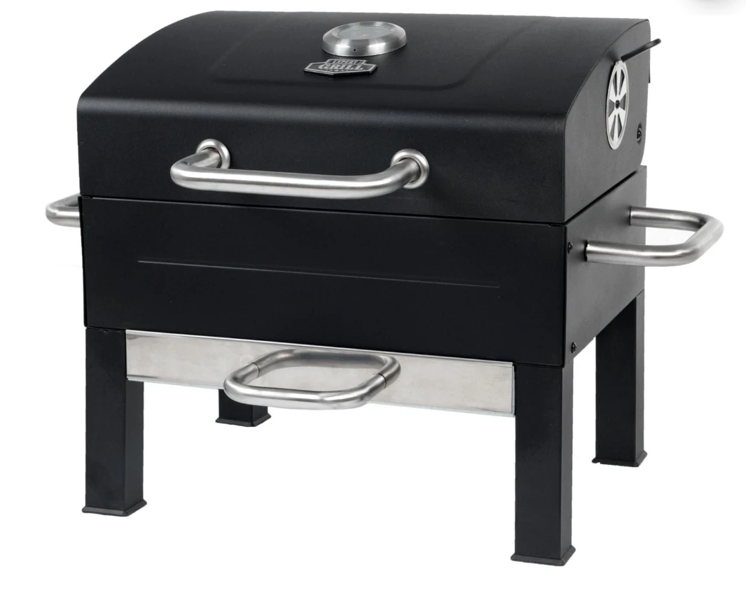 Black Portable Charcoal Grill - photo 2