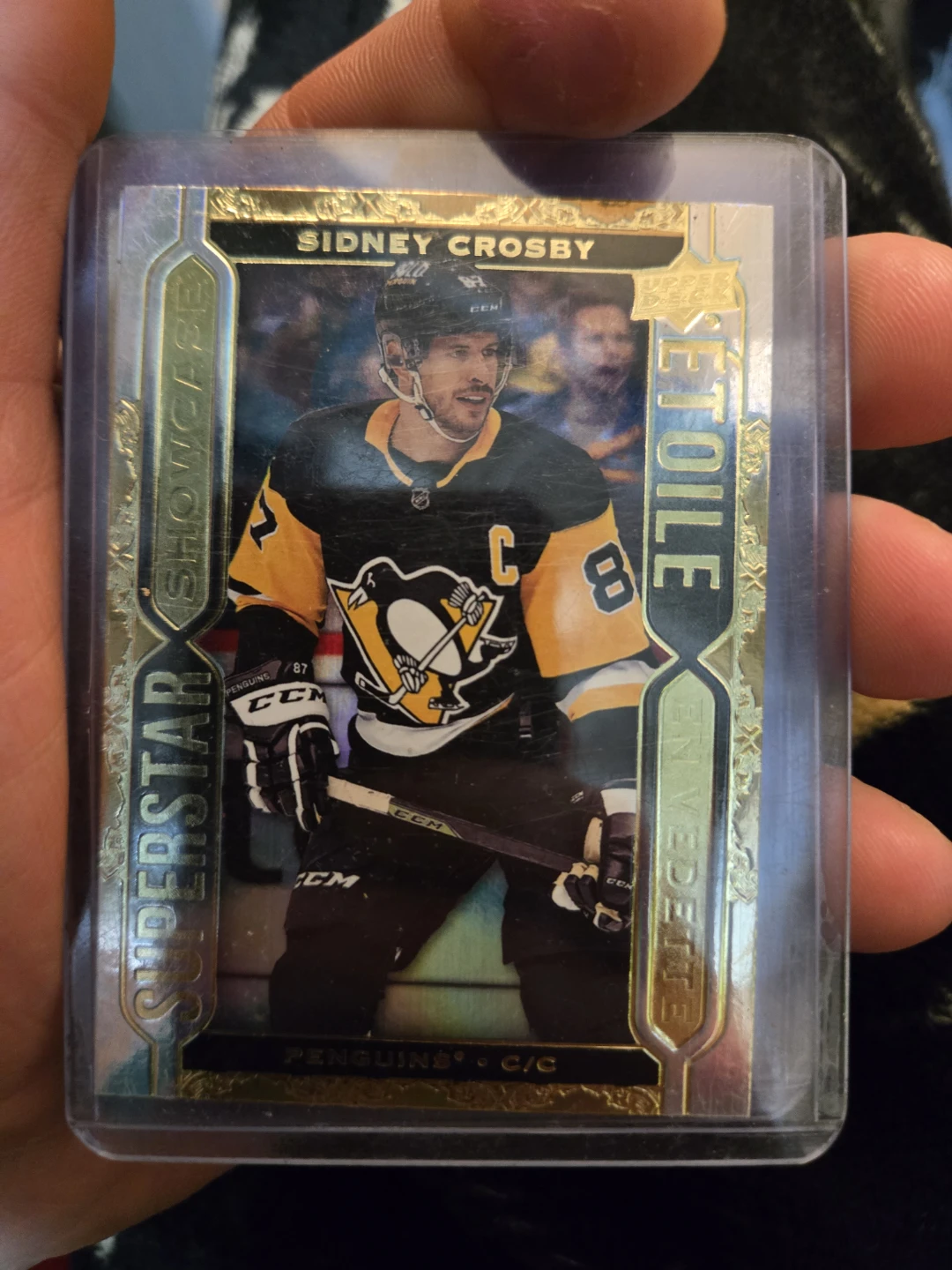 Sidney Crosby 2022-23 Upper Deck Showcase Hockey Card