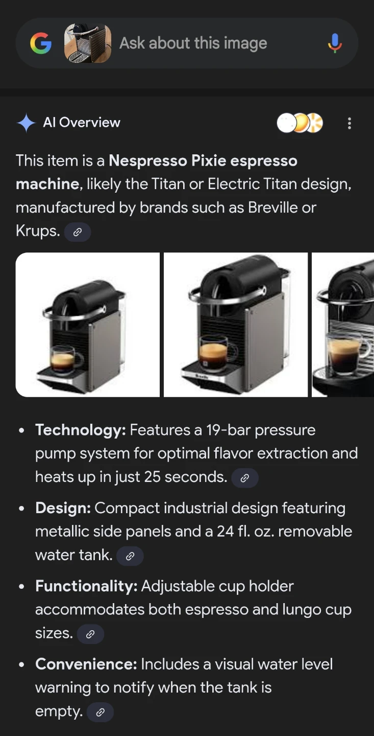 Nespresso Pixie Espresso Machine - photo 3