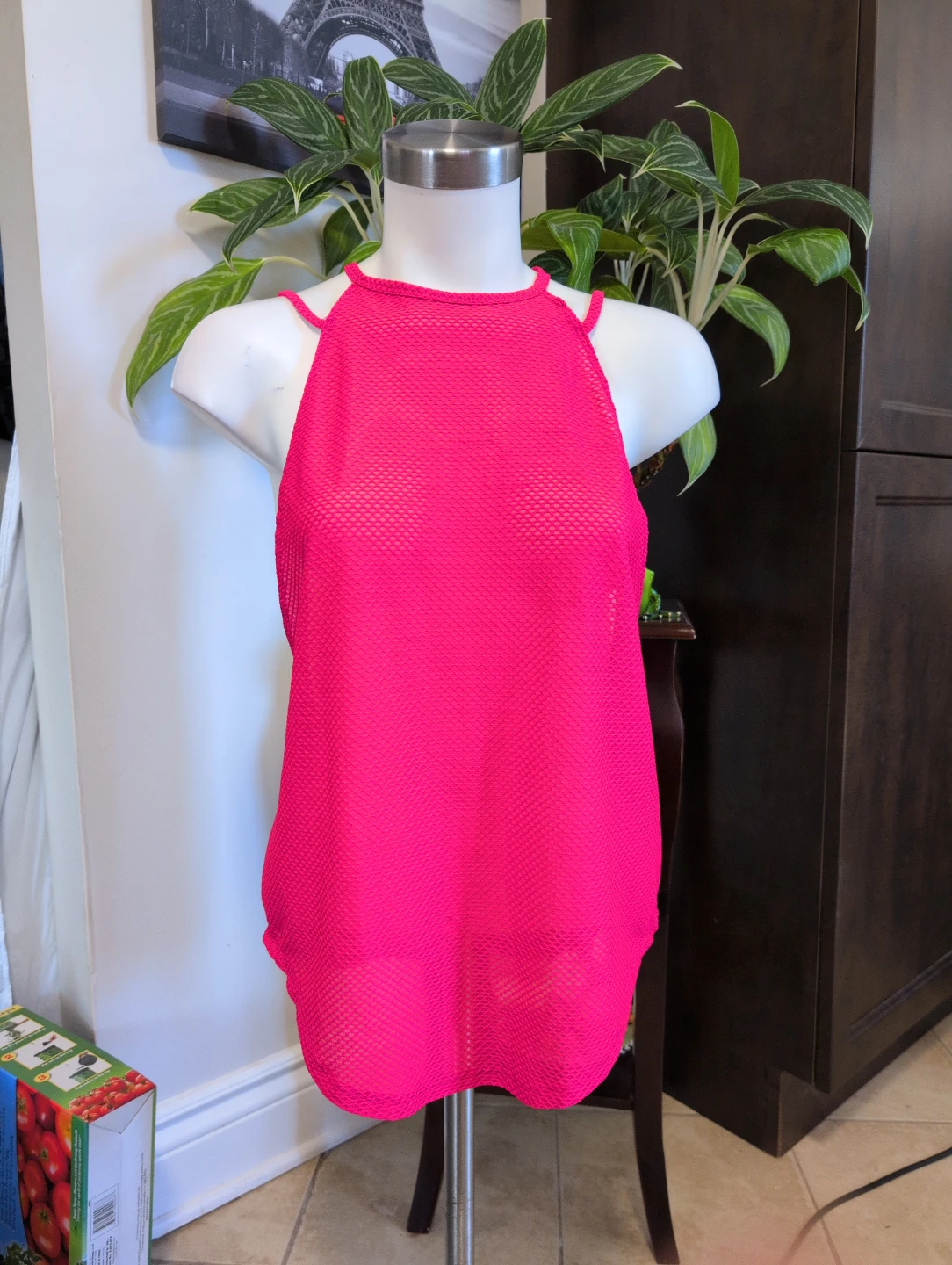 90 Degree by Reflex Tank Top - Size S - Neon Pink