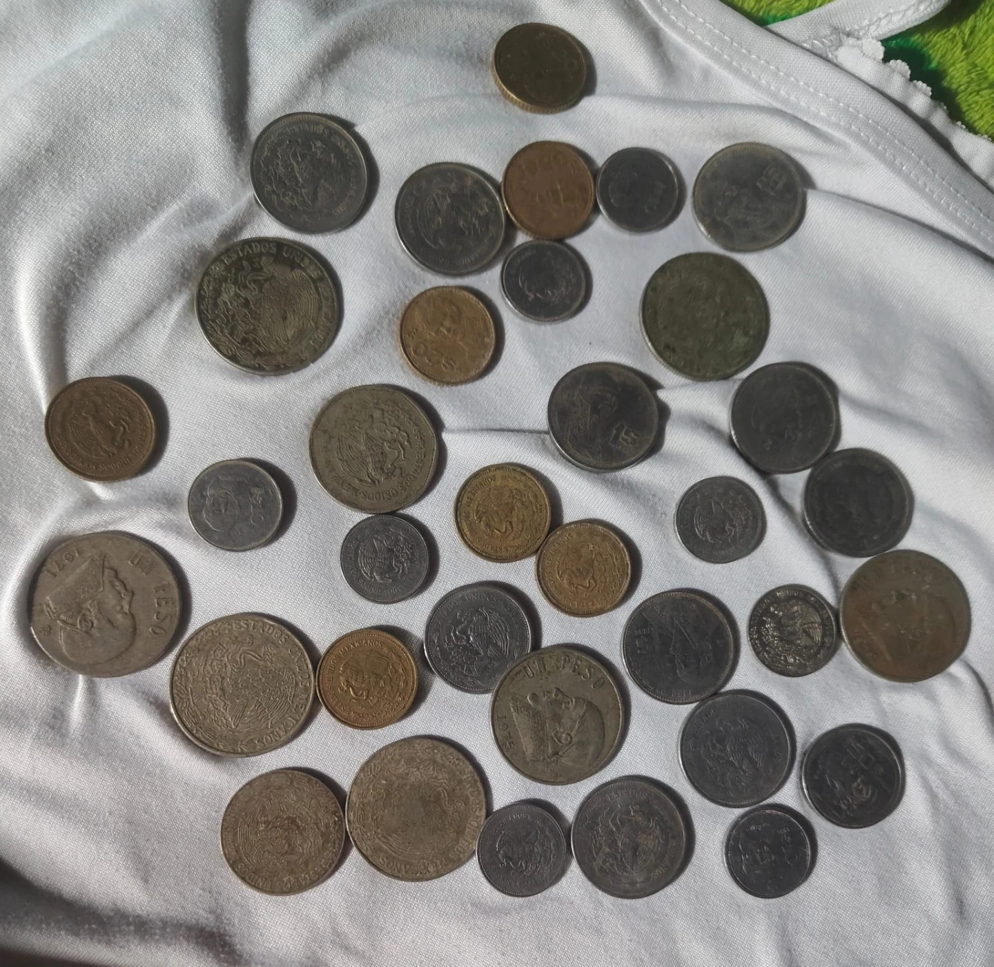 Assorted Mexican Pesos Coin Collection