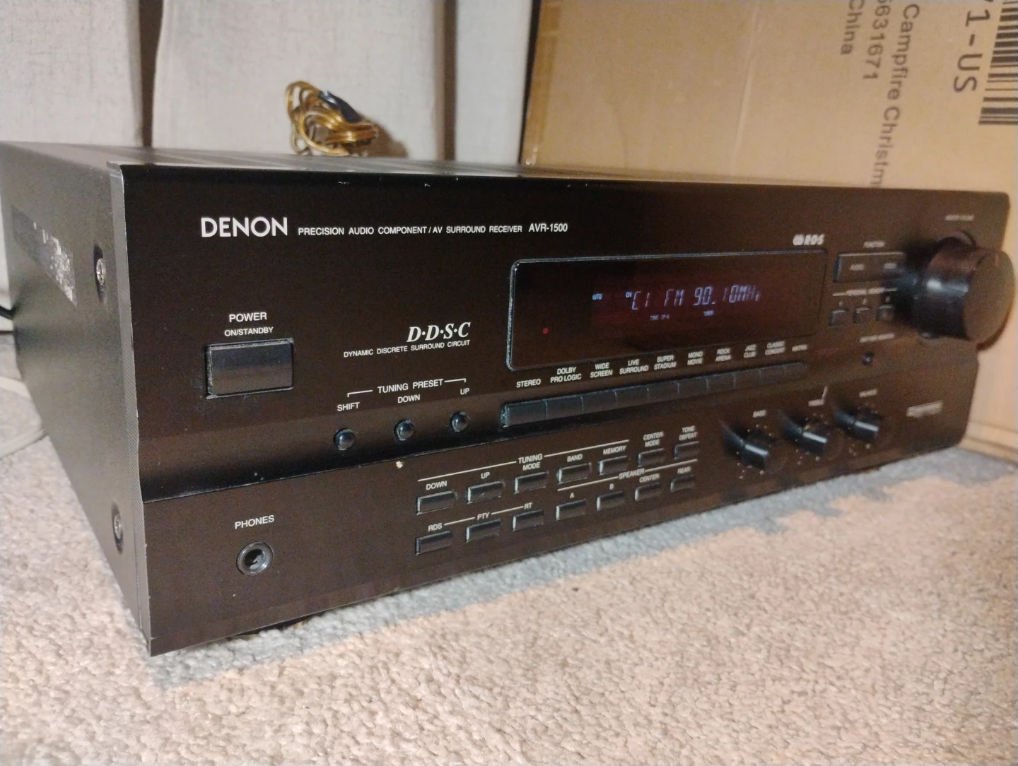 Denon AVR-1500 Precision Audio Component AV Surround Receiver