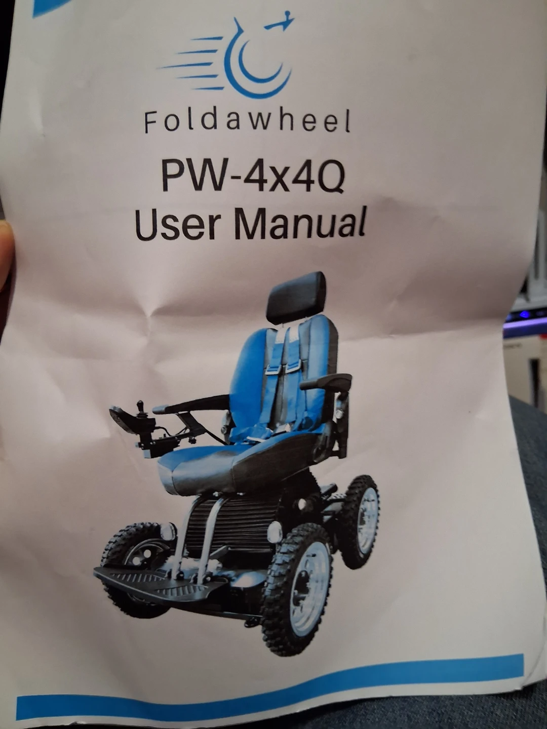 Foldawheel PW-4x4Q Power Wheelchair
