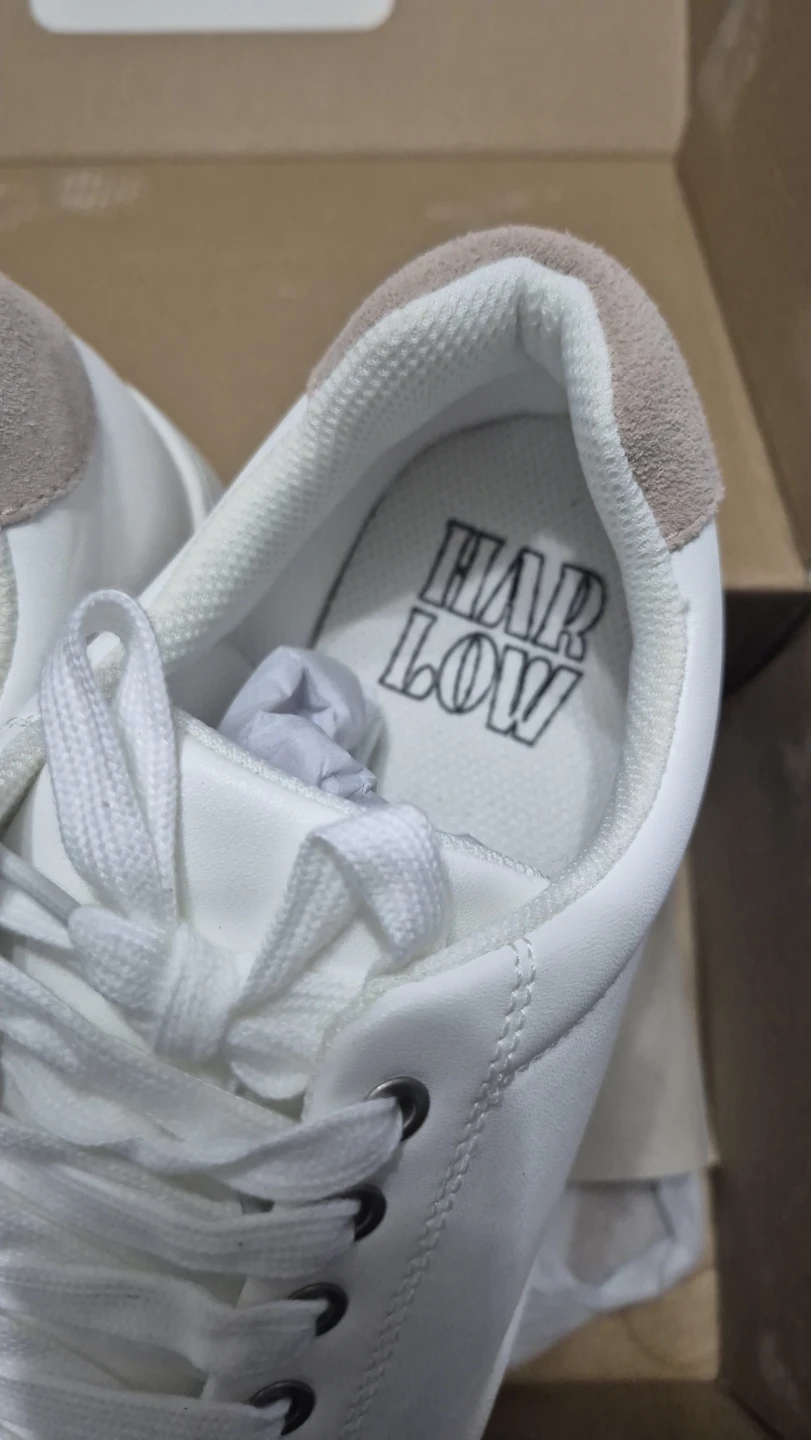 Har Low White Sneakers women size 10" - photo 5