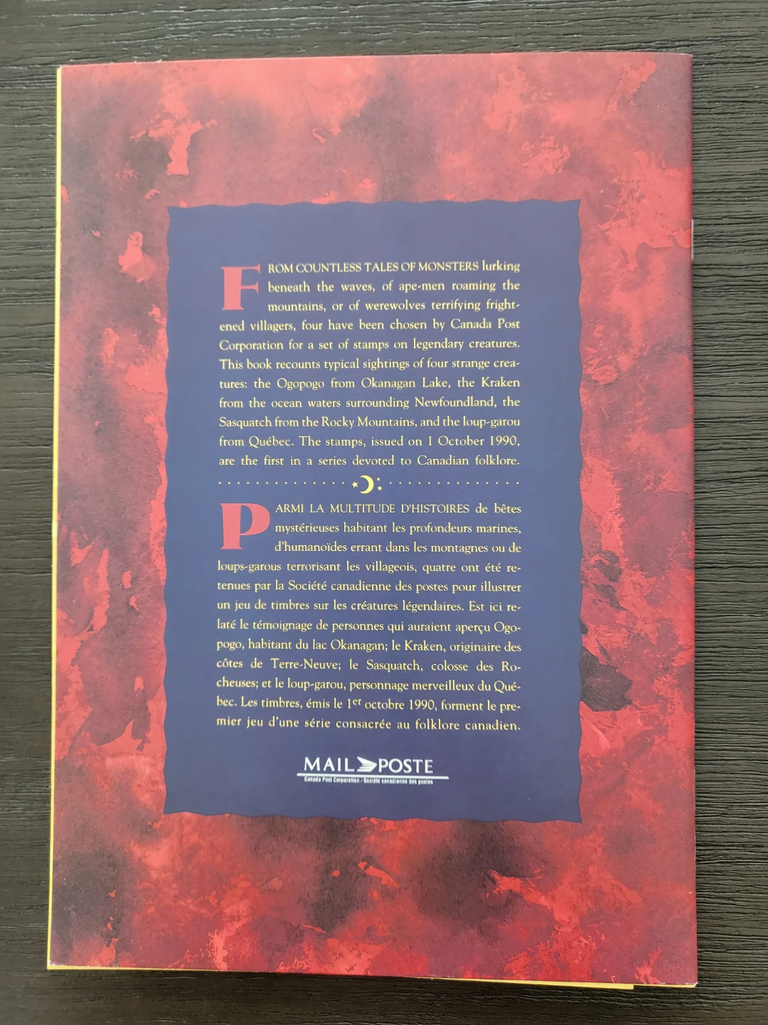 Canada Post Legendary Creatures Canadian Folklore Book - photo 2