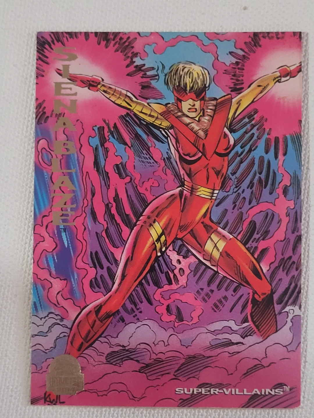 Marvel Siena Blaze Super Villains Trading Card