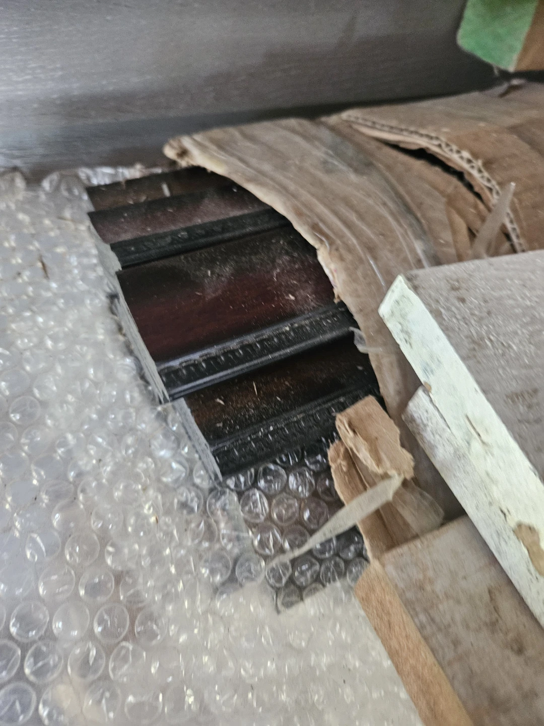 Picture Frame Moulding - Dark Wood Finish - photo 2