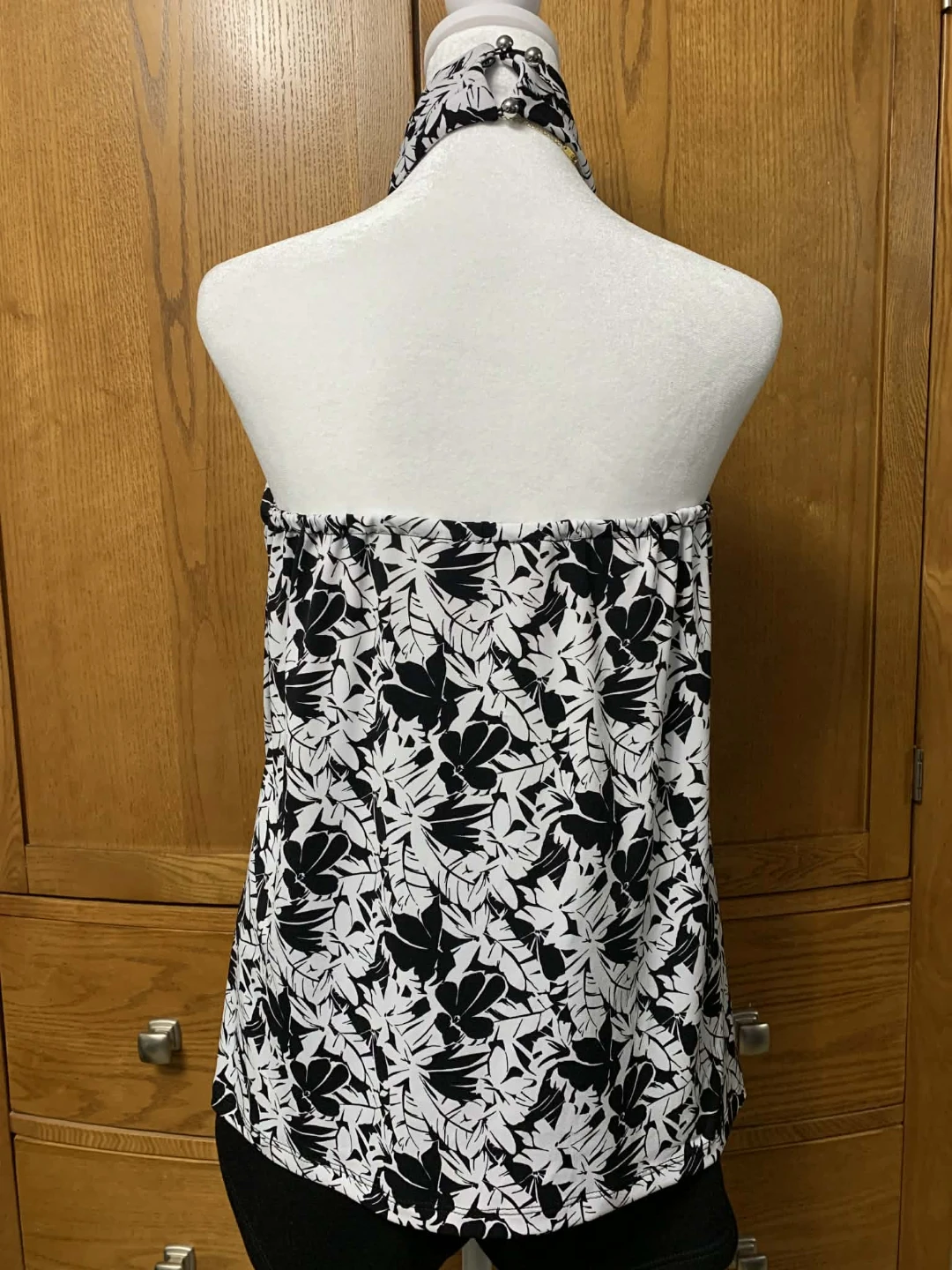 Michael Michael Kors Halter Swim Cover-Up Top - photo 3