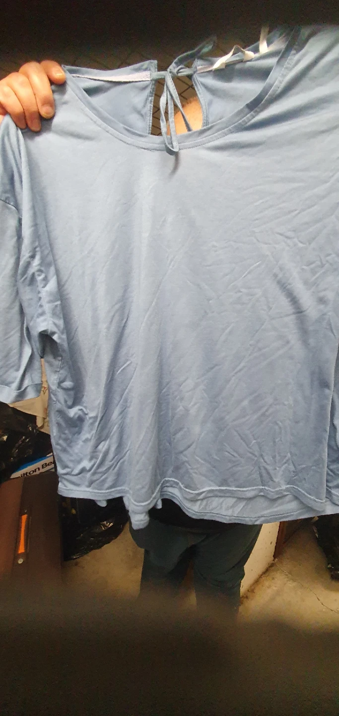 Light Blue Tie-Back Top - photo 2