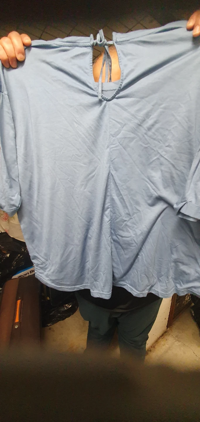 Light Blue Tie-Back Top - photo 3
