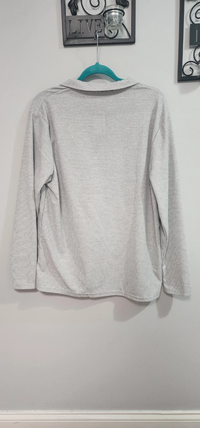 Newvay grey 1/4 zip sweater - photo 2