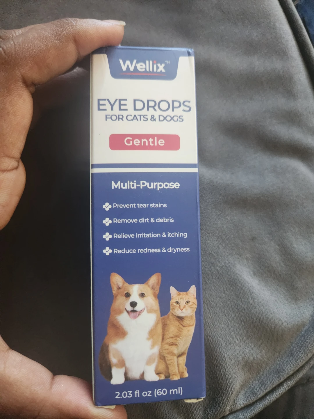 Wellix Eye Drops for Cats & Dogs - 60 ml 2027