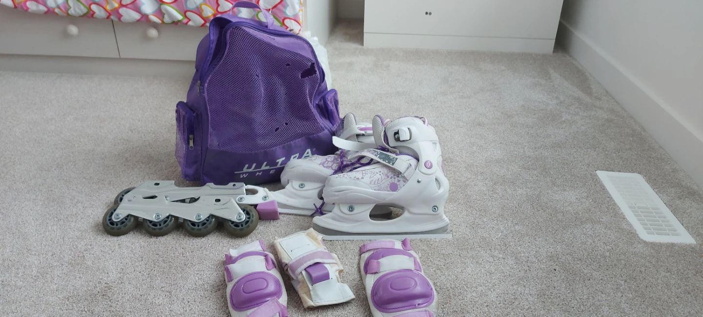 Girl's ice/inline skates - photo 5