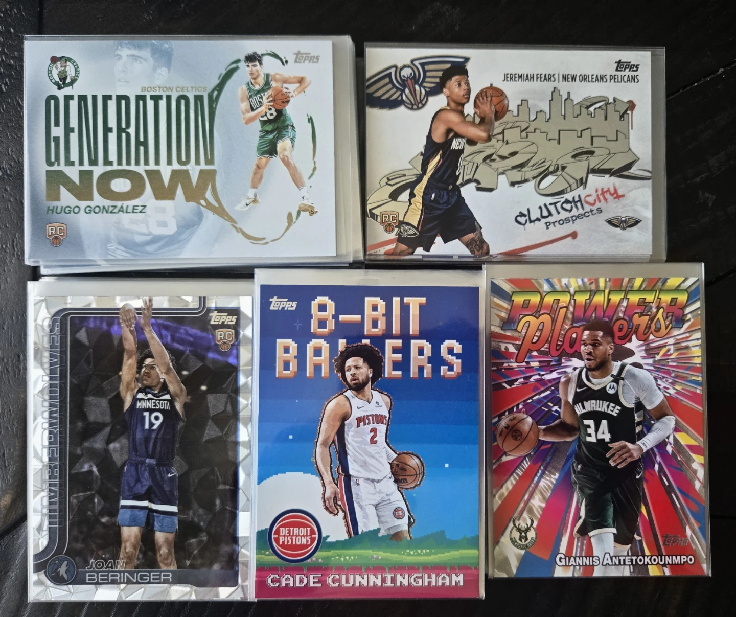 Collection of NBA Topps Basketball Cards