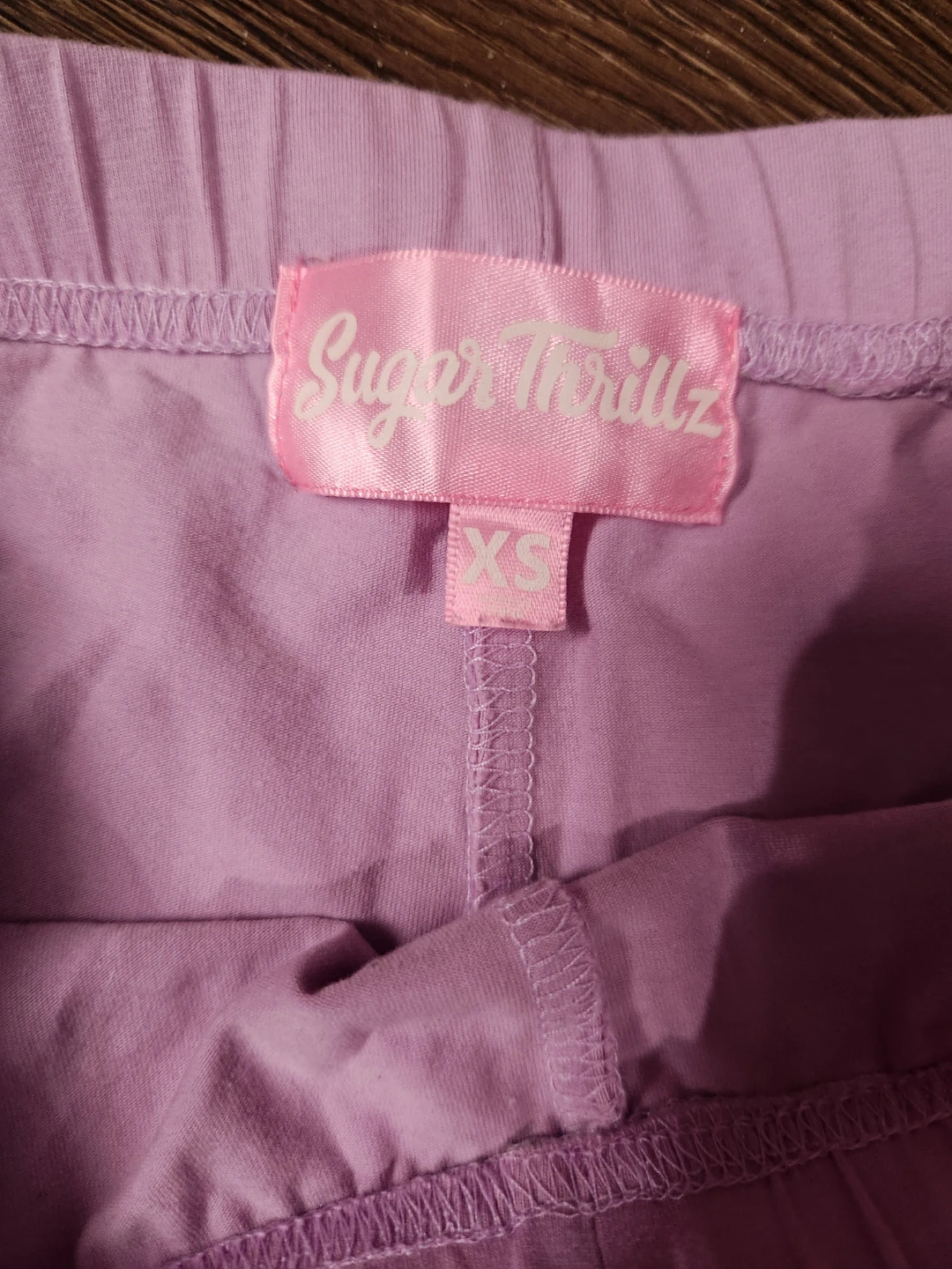Sugar Thrillz Purple Star Halter Top & Flare Pants Set - photo 2