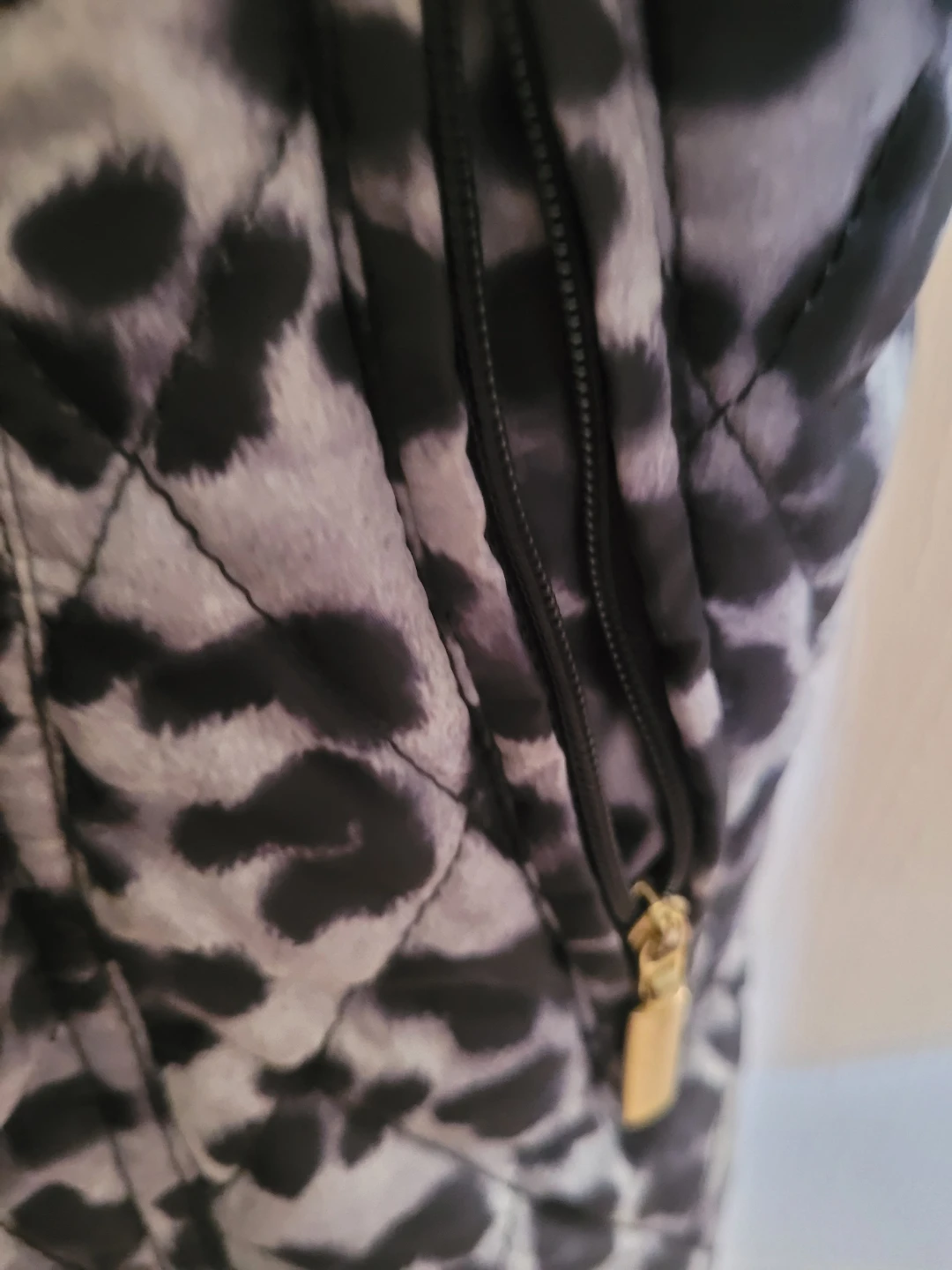 Tradition Leopard Print Quilted Jacket - Size 12 - photo 3