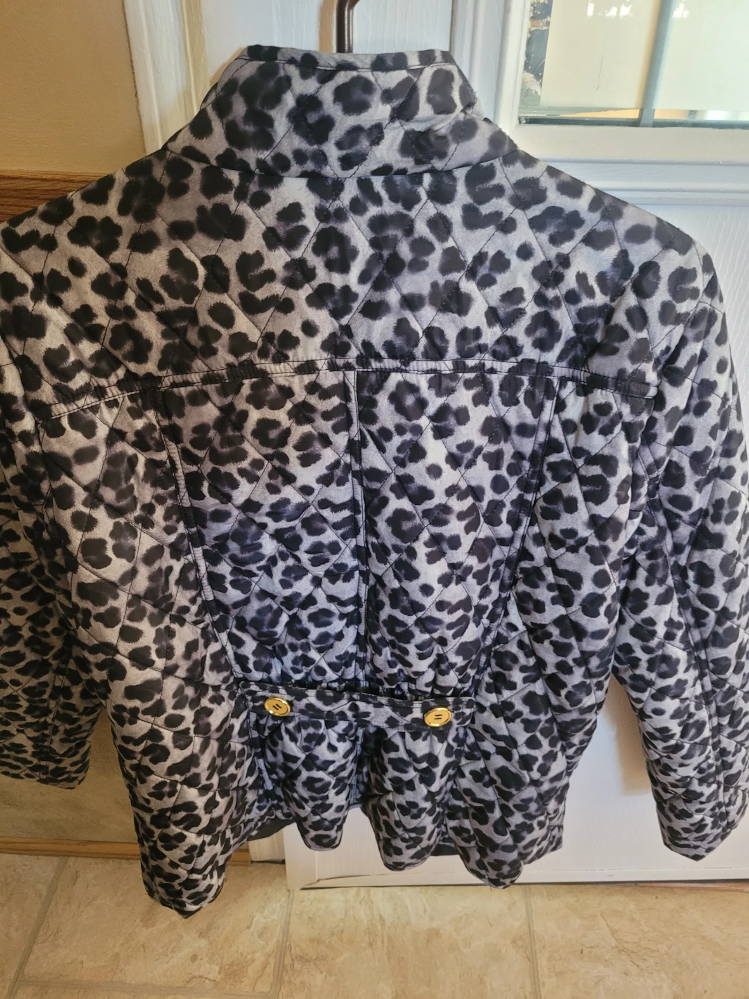 Tradition Leopard Print Quilted Jacket - Size 12 - photo 4