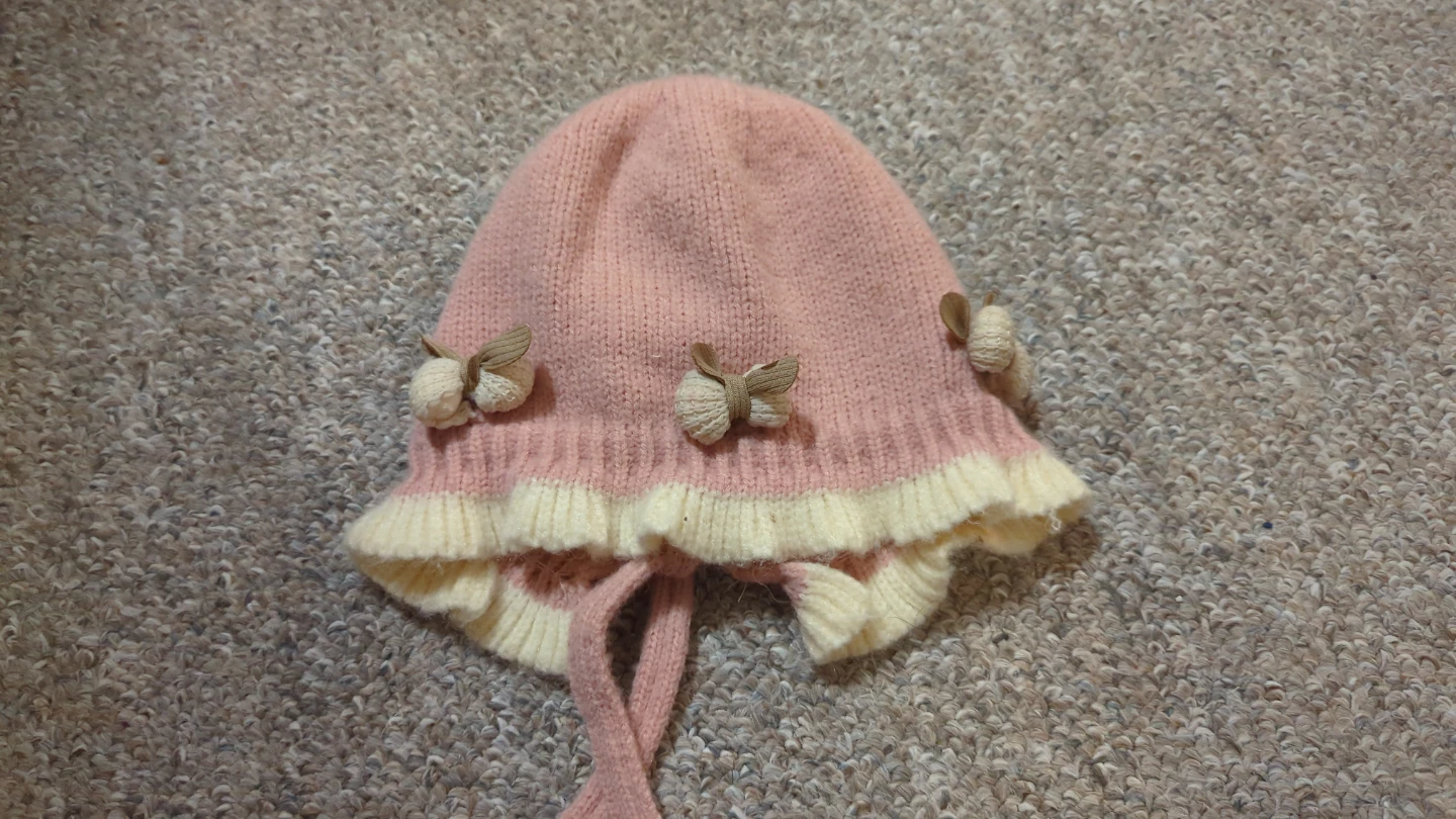 Handmade Crochet Baby Girl Dress, poncho and a bonnet - photo 4