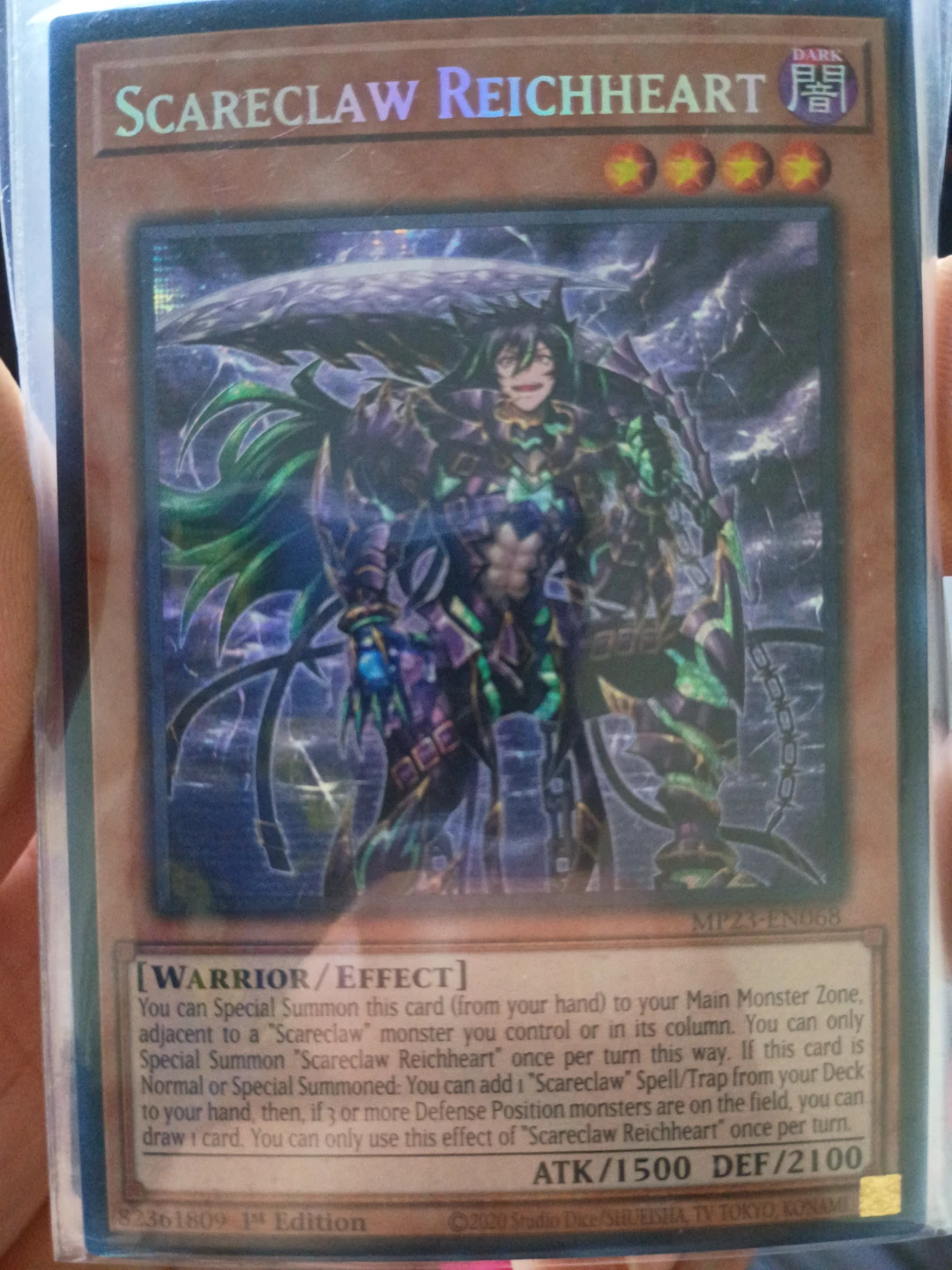 Scareclaw Reichheart Yu-Gi-Oh! TCG Card MP23-EN068