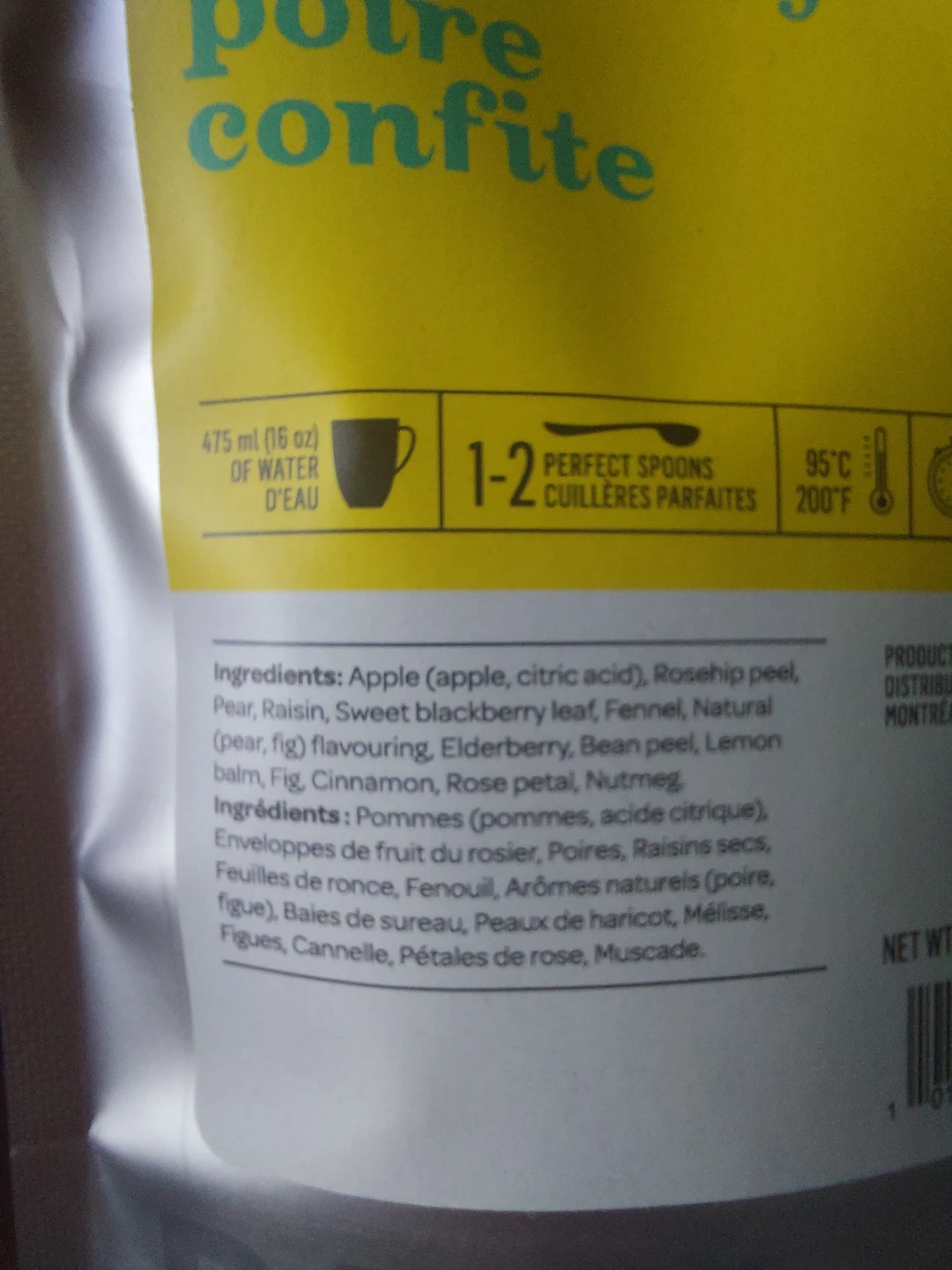 DAVIDsTEA Sugar Pear Fairy Fruit Infusion - photo 2