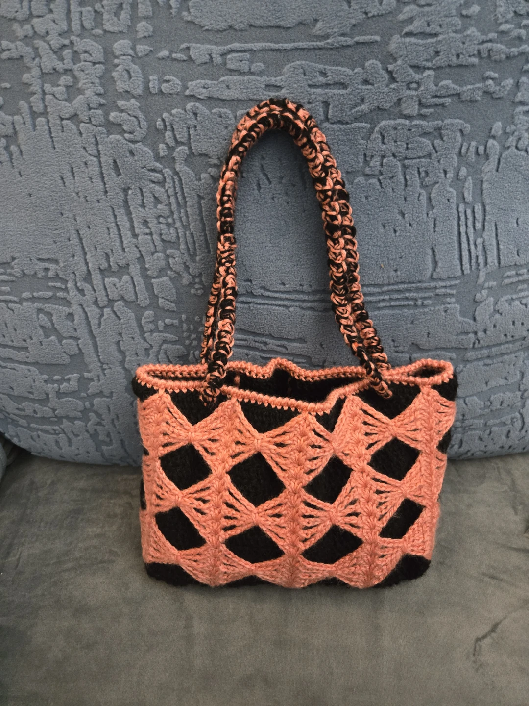 Crochet purse