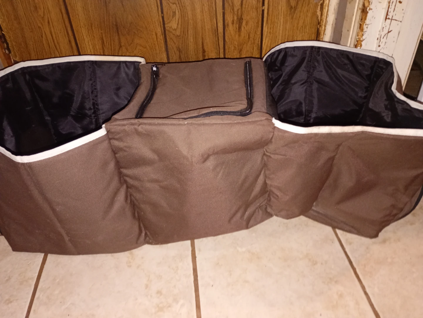 Brown Collapsible Storage Organizer