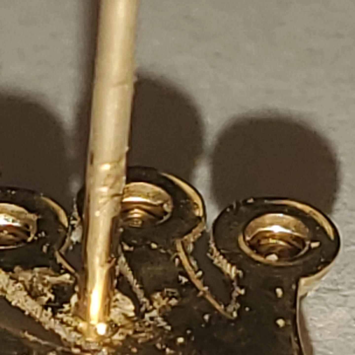 14 K Gold Stud Earrings with Stones - photo 3
