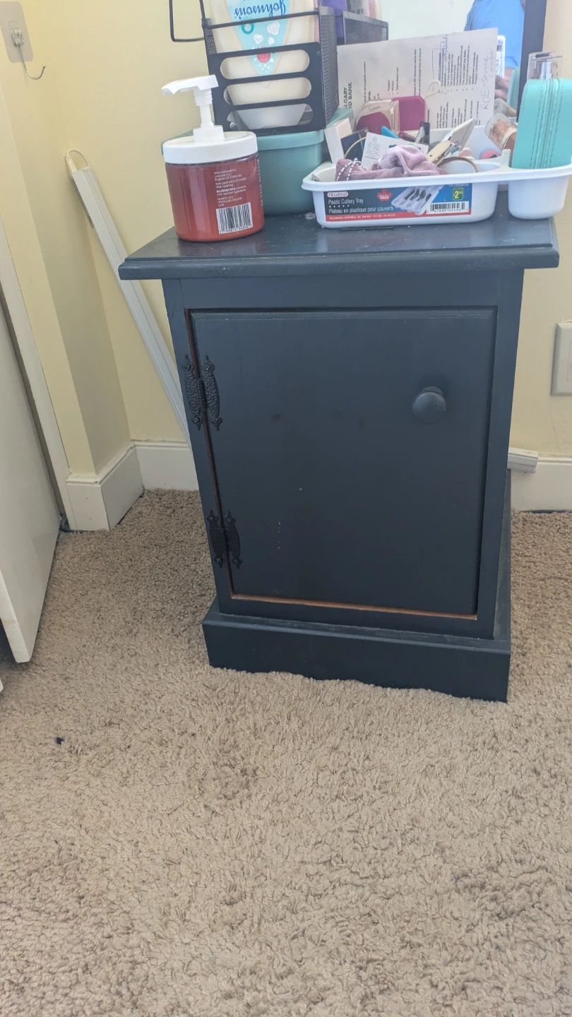 Dark Blue Storage Cabinet