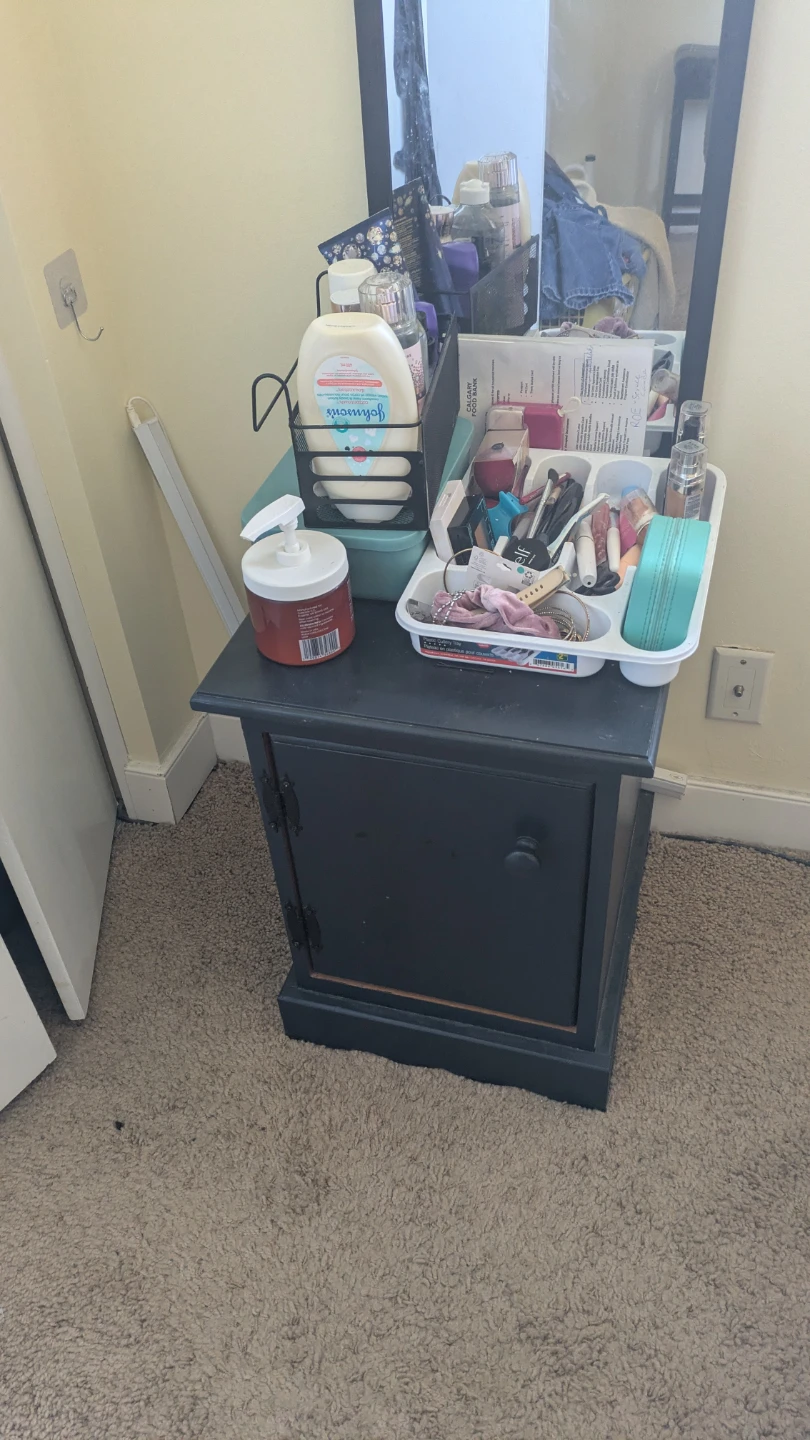 Dark Blue Storage Cabinet - photo 2