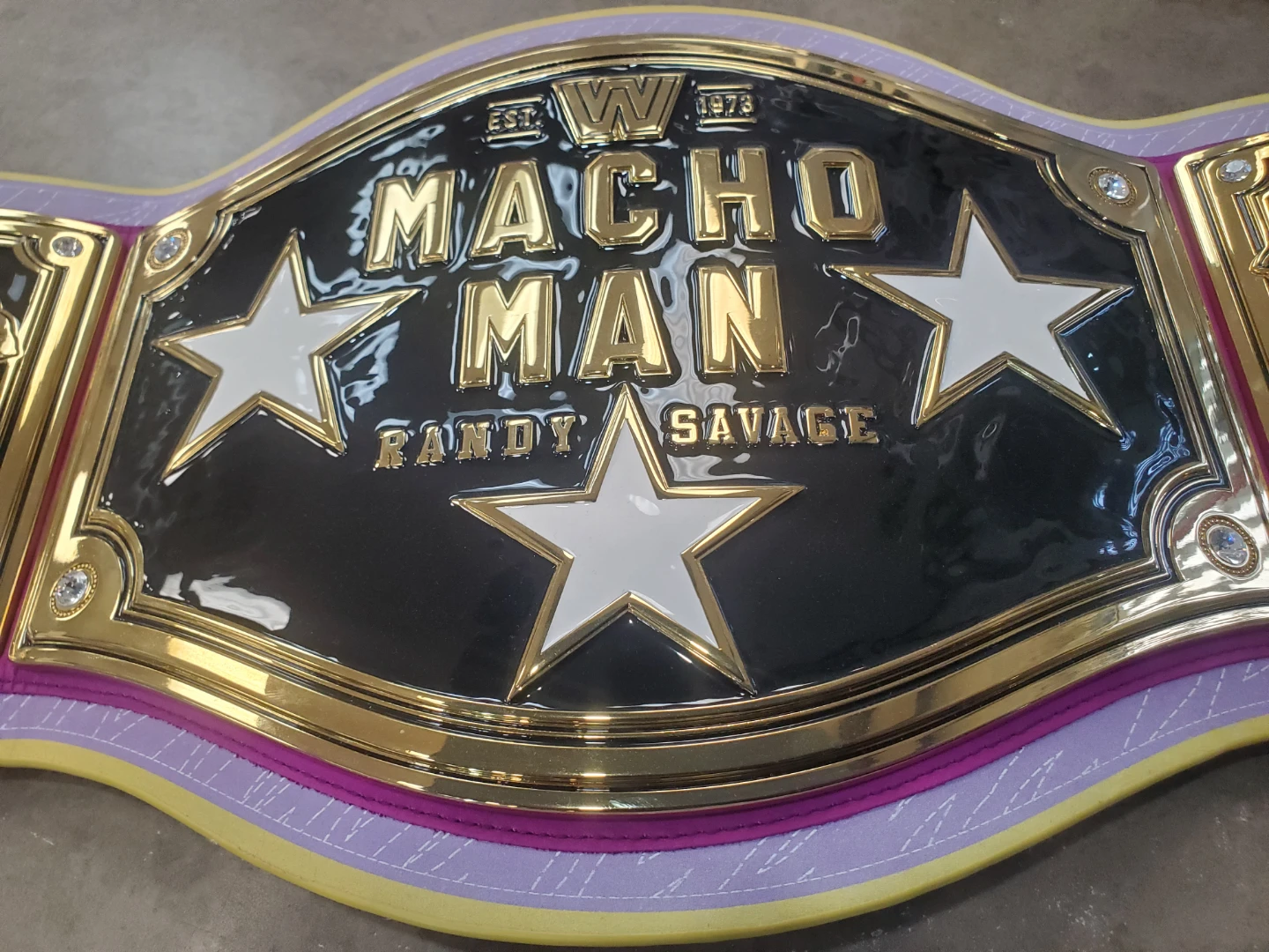Macho Man Randy Savage Championship Belt Replica - photo 3