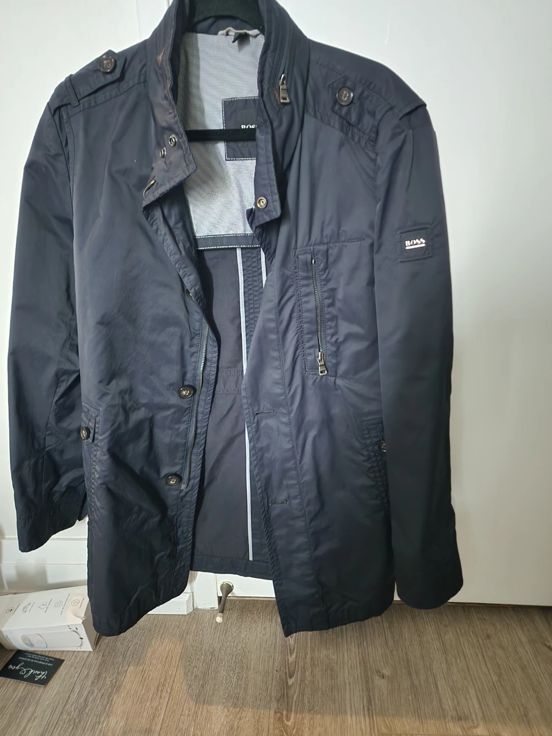 BOSS Navy Lightweight Jacket